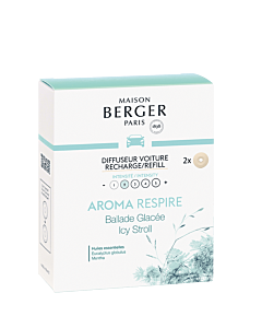 Maison Berger Set of 2 Aroma Respire Car Diffuser Refills